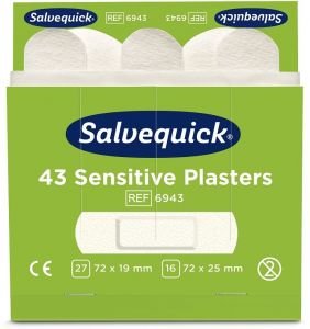 Salvequick Refill 6943 Sensitive Pleisters 1 x 43 stuks