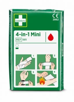 Cederroth 4-in-1 Mini Bloedstelpende Verband - 1 stuk