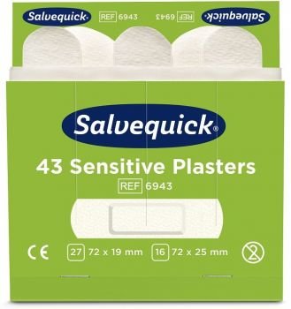Salvequick Refill 6943 Sensitive Pleisters 1 x 43 stuks