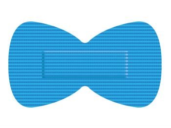 Detectaplast Superstretch Waterbestendig Elastische Blauwe Vlinderpleister 68 x 38 mm- 50 stuks