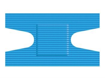 Detectaplast Superstretch Waterbestendig Elastische Blauwe Kneukelpleister 68 x 38 mm - 50 stuks