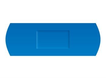 Detectaplast Waterbestendig Blauwe Pleister 25 x 72 mm - 100 stuks