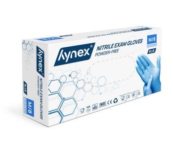 Hynex Nitril wegwerphandschoenen blauw - 100 st/doosje