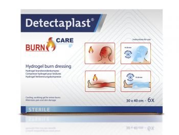 Detectaplast Burn Care Hydrogel Brandwondenkompres 30 x 40cm - 6 stuks