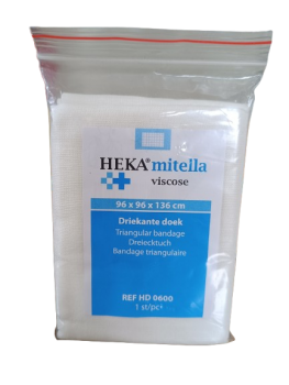 HEKA Driekante Doek Viscose / katoen 96 x 96 x 136 cm - 1 stuk