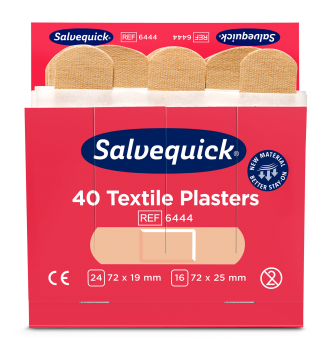 Salvequick refill 6444, textiel pleisters 1 x 40 stuks